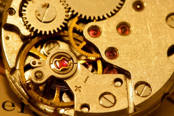 Horloge mechanisme — Stockfoto