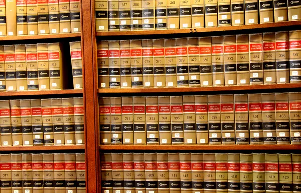 Βιβλιοθήκη βιβλίο νόμου — Φωτογραφία Αρχείου