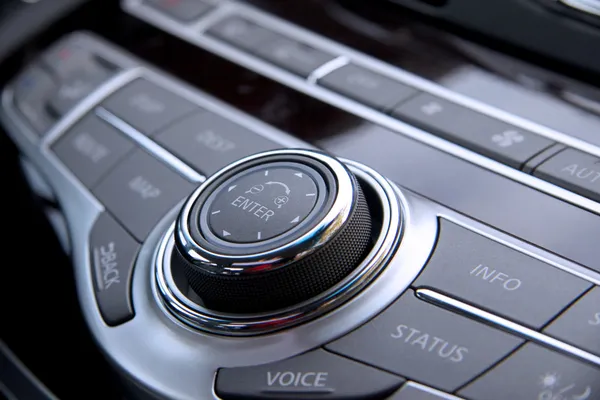 Controles de audio del coche — Foto de Stock