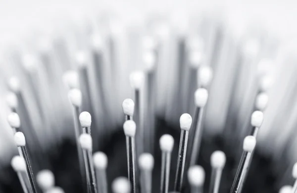 Close up shot of hair brush — Stock Photo, Image