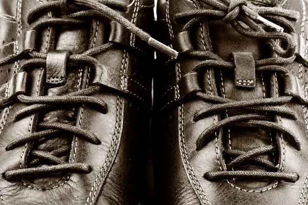 Lederen schoenen — Stockfoto