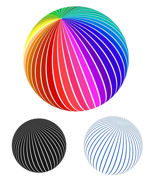 Wireframe spheres — Stock Photo, Image