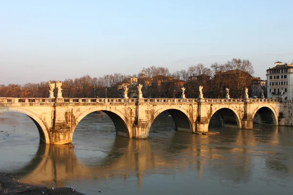 stock image Saint Angel bridge in Rome