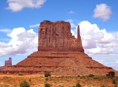 Butte in Monument Valley clipart