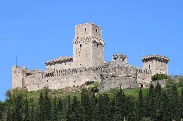 Майор фортеця в Ассізі — стокове фото