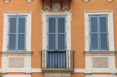 Italian style shutters clipart