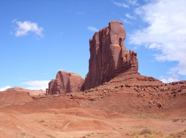 Butte in Monument Valley clipart