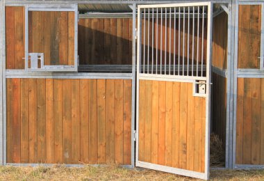 Horse stable clipart