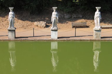 caryatides yılında hadrian villa canopus