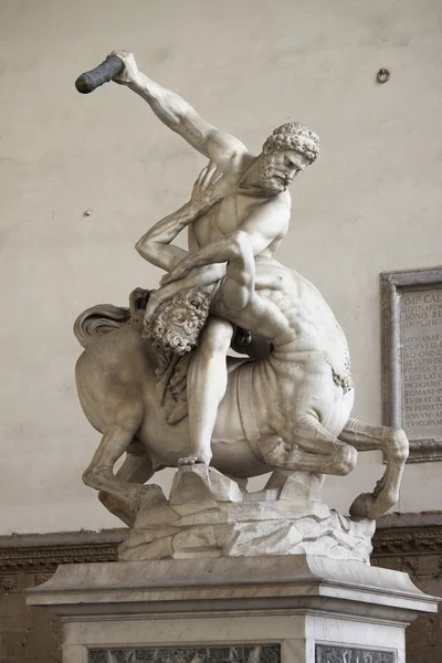 Hercules doden de centaur nessus — Stockfoto