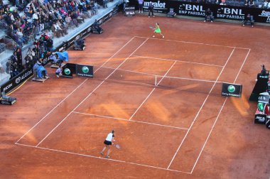 Tennis Rome ATP 2010 - Final match women clipart