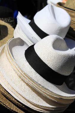 Panama hats clipart