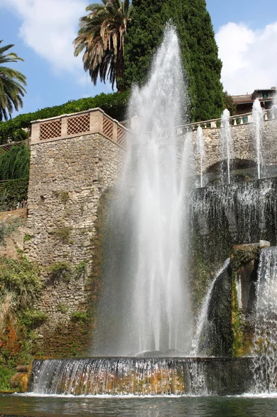 Brunnen in der Villa d 'este — Stockfoto