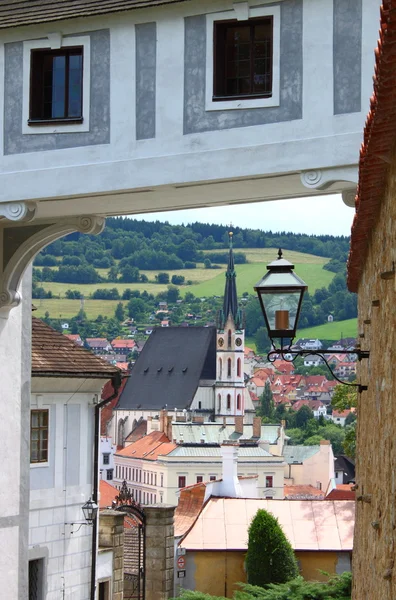 Cesky krumlov malerische Aussicht — Stockfoto