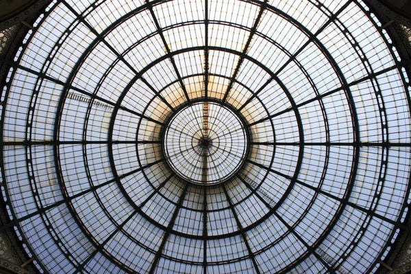 Milano galleria cupola — Foto Stock