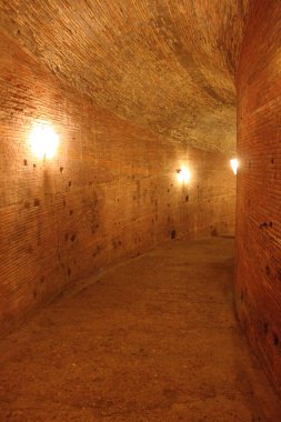 Undergrounds of a castle clipart