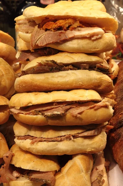 Sandwichs au porc rôti — Photo