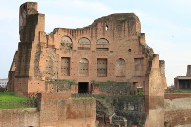 Roman temple in the Palatine hill clipart