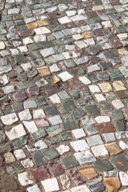 Ancient roman mosaic clipart