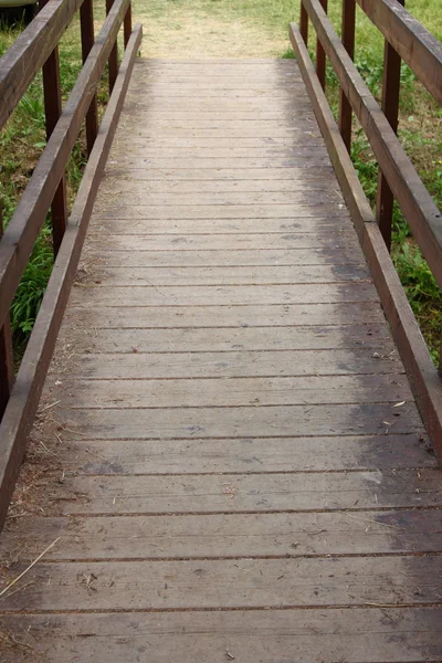 Ponte di legno — Foto Stock