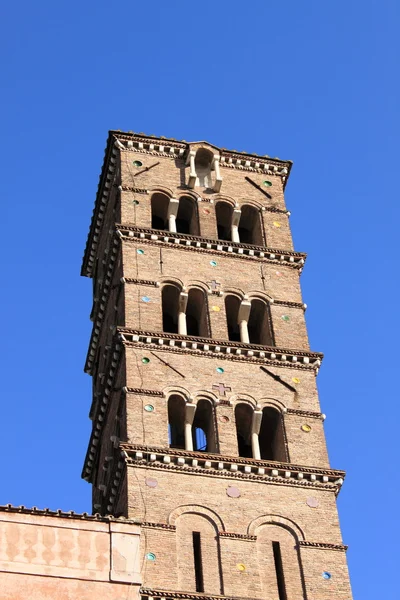 로마 교회 벨 타워 — 스톡 사진