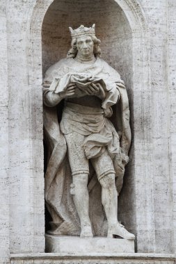 Statue of Saint Louis clipart