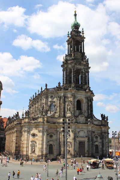 Хофкирхе-ин-Дрезден — стоковое фото