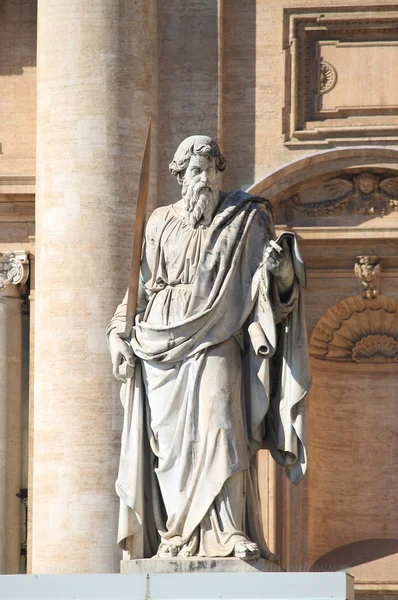 圣徒保罗使徒的雕像 — 图库照片