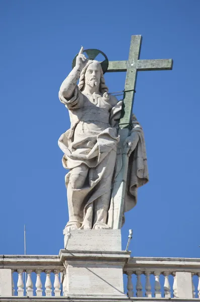 Socha Ježíše Krista ve Vatikánu — Stock fotografie