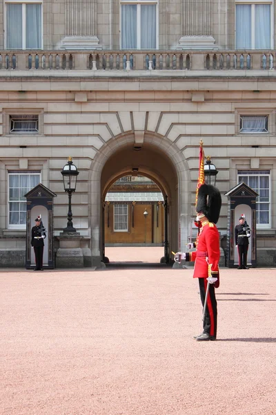 Střídání stráží v Buckinghamském paláci — Stock fotografie