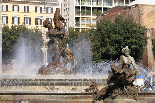 Naiads fontána v Římě — Stock fotografie