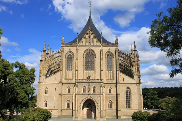 St. Barbara cathedral — Stock Photo, Image