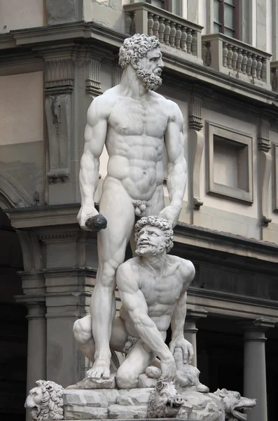 Statue von Herkules und Caucus — Stockfoto