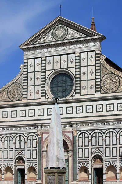 Kościół Santa Maria nowela we Florencji — Zdjęcie stockowe