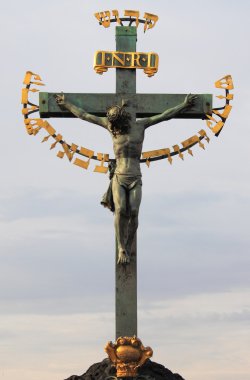 Statuary of St. Cross - Calvary clipart