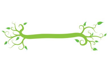 Green plant design element clipart