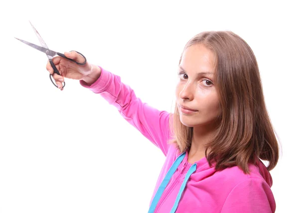 女人用的剪刀 — 图库照片