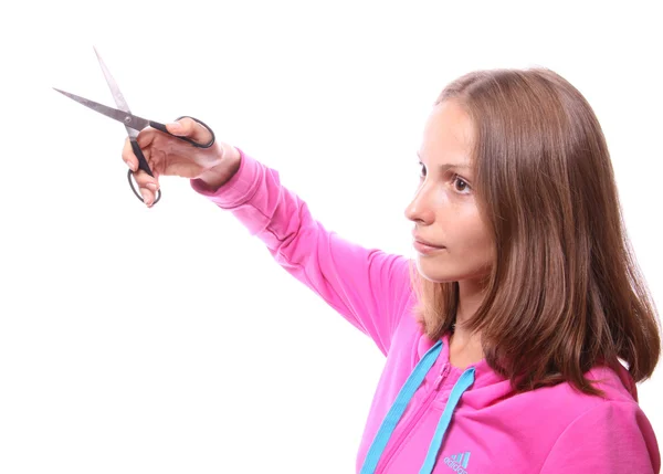 女人用的剪刀 — 图库照片