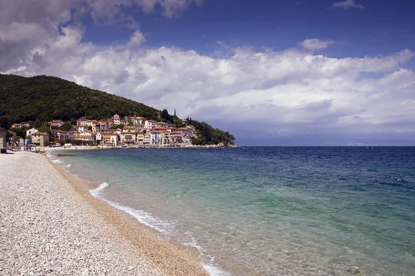 stock image Village and beach