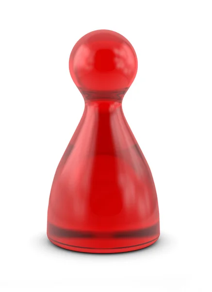 Figurine de jeu rouge — Photo