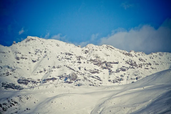 Winter & Alpen (Livigno & Foscagno) — Stockfoto