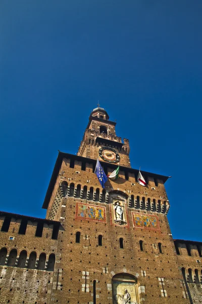 Castello Sforzesco - Milão — Fotografia de Stock