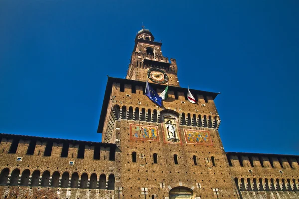 Castello Sforzesco Milán —  Fotos de Stock