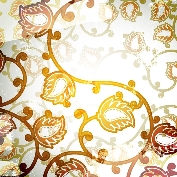 Винтажный цветочный абстрактный фон — стоковый вектор