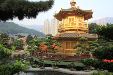 Pavilion of Absolute Perfection in the Nan Lian Garden clipart