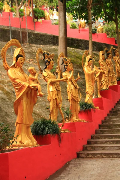 Tempel mit 10000 Buddhas in Hongkong — Stockfoto