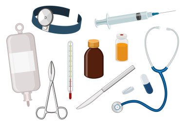 Medical tools clipart