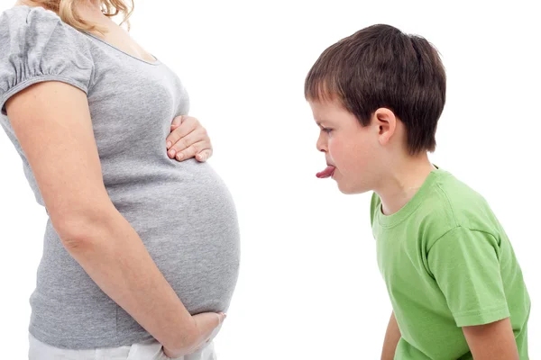 Ich will keine kleine Schwester — Stockfoto