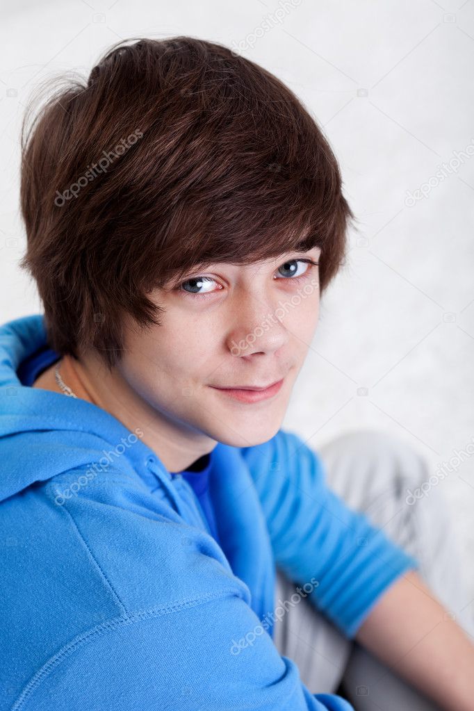 Teenager boy portrait