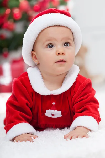 Noel kız bebek — Stok fotoğraf